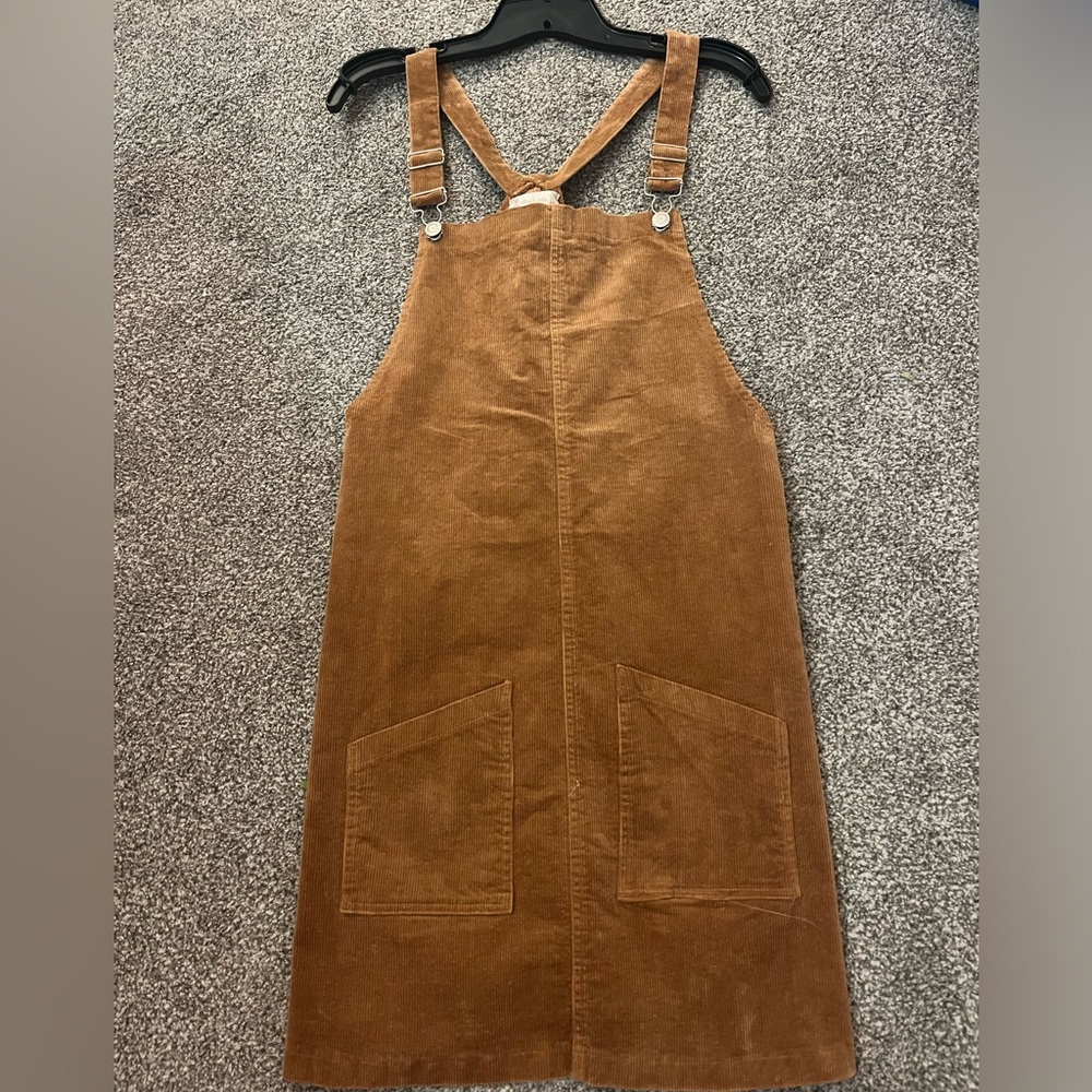 Altard State Burnt Orange Overall Dress